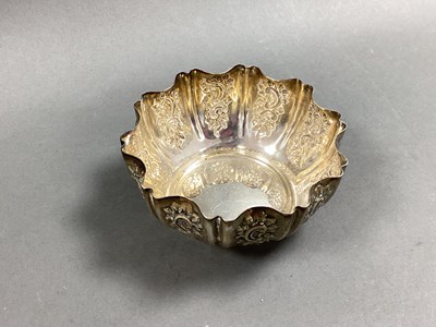 Lot 54 - A Hallmarked Silver Dish, Sheffield 1896, of...