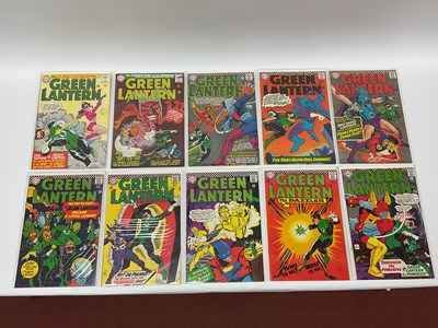 Lot 883 - Ten Green Lantern Silver Age comics by DC....