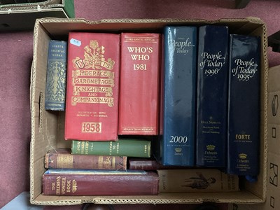 Lot 1186 - Debrett's Peerage, Baronetage, Knightage and...