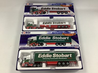 Lot 694 - Two Corgi Eddie Stobart 1:50 Scale Diecast...