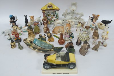 Lot 1262 - Carlton Ware 'Bull Nose Morris', Goebel 1950's...