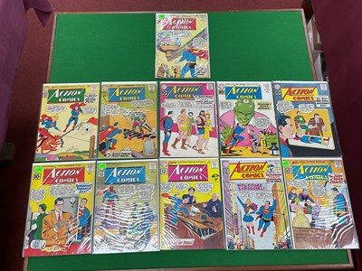 Lot 916 - Eleven DC Silver Age Action Comics. Comprising...