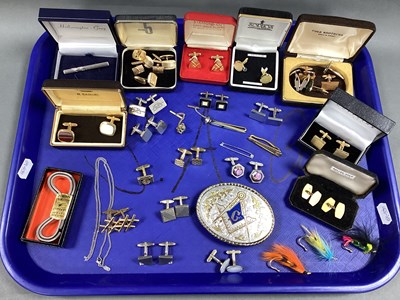 Lot 281 - A Collection of Cufflinks and Other Gent's...