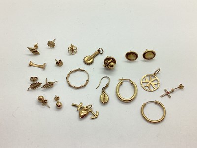 Lot 93 - A Collection of "375" and Other Jewellery,...