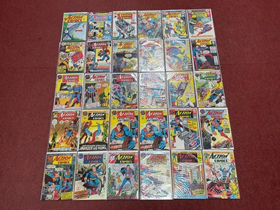 Lot 888 - Thirty Action Comics by DC. Comprising of #388,...