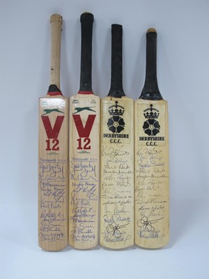 Lot 721 - Derbyshire & Yorkshire Cricket Autographs,...