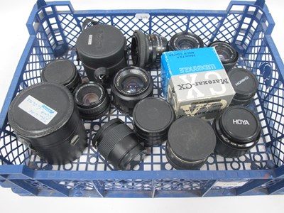 Lot 1509 - Camera Lenses; Sigma Mini-Wide 28mm f/2.8,...