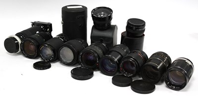 Lot 1442 - Camera Lenses; Tokina RMC II 28-70mm f/3.5-4.5...