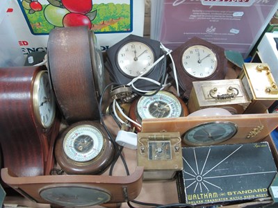 Lot 1118 - Clocks - Two Ferranti Bakelite Electric...