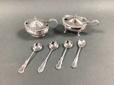 Lot 30 - Two Decorative Hallmarked Silver Lidded...