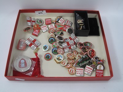 Lot 675 - Rotherham United Lapel Badges including -...
