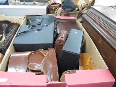 Lot 1062 - Binoculars; Carl Veitch 20x50, Ross London...