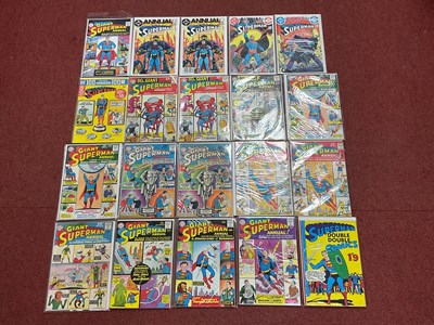 Lot 927 - Twenty DC Superman themed Giant sized annuals...