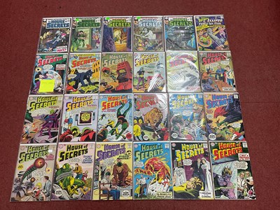 Lot 820 - Twenty Four The House of Secrets comics by DC....