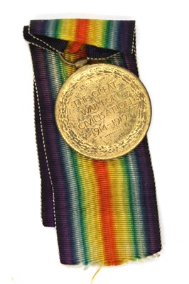 Lot 655 - WWI Casualty York & Lancaster Regiment Victory...