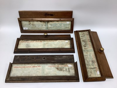 Lot 304 - Railwayana - Four Great Western Railway Glazed...