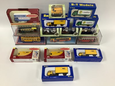 Lot 468 - Sixteen 1:76 Scale Diecast Model Buses and...