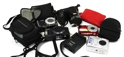 Lot 1484 - Digital Cameras to include Nikon Coolpix S9700...