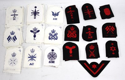 Lot 529 - Royal Navy Trade, Rank and Qualification...