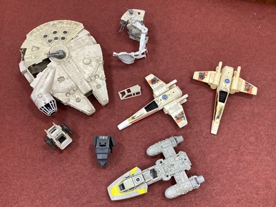 Lot 513 - Seven Original Star Wars Trilogy Plastic Space...