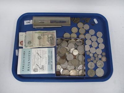 Lot 1392 - Collection of Coins and Banknotes, includes a...