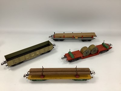 Lot 625 - Four Pre-War Hornby 'O' Gauge No 2 Eight Wheel...