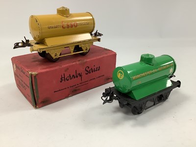 Lot 677 - A 1930s Hornby 'O' Gauge 'Esso' Buff Tank...