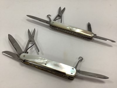 Lot 320 - Two Multi Tool Folding Pocket Knives, both...