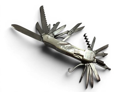 Lot 372 - Underwood Twenty Piece Folding Pocket Knife,...