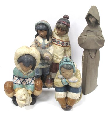 Lot 1305 - Four Lladro Porcelain Figurines, including...