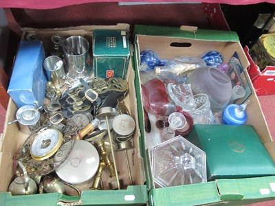 Lot 1251 - Glassware and Metalware, including a boxed...