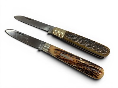Lot 365 - Two Single Blade Folding Pocket Knives, Vulcan...
