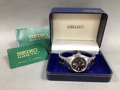 Lot 312 - Seiko Arctura Kinetic; A Gent's Wristwatch,...