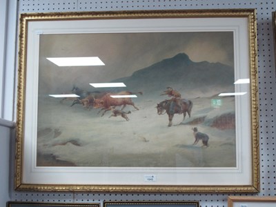 Lot 1543 - Edward Matthews, 'Highland Cattle off the...