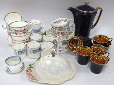 Lot 1348 - Crown Devon Coffee Ware, Minton 'Haddon Hall',...