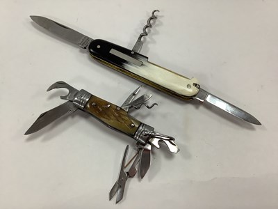Lot 360 - Two Multi Tool Folding Pocket Knives, John...