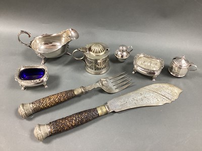 Lot 52 - A Pair of Hallmarked Silver Salts, (incorrect...