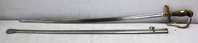 Lot 438 - WWII German Model 1890 Dove Head Sword and...