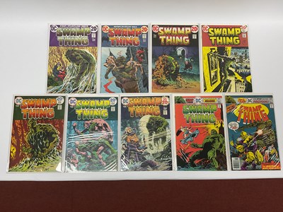Lot 826 - Nine Swamp Thing comics by DC. Comprising of...