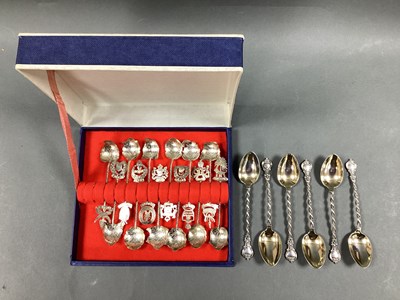 Lot 39 - A Set of Malaysian Souvenir Teaspoons,...