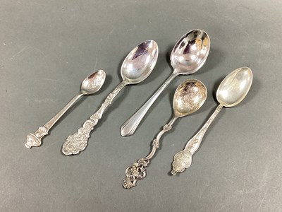 Lot 31 - Decorative American and Other Spoons,...