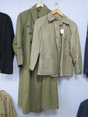 Lot 317 - WWI Imperial Japanese Army Raincoat, no ink...