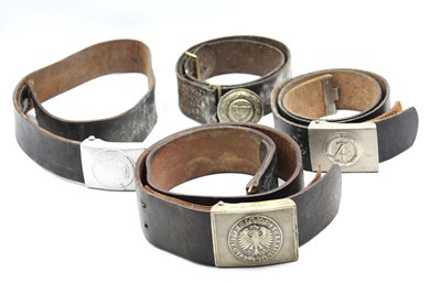 Lot 547 - WWII German Third Reich Heer Belt & Buckle,...