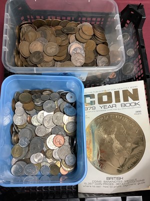 Lot 356 - Large Collection Of GB And World Coinage,...