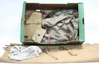 Lot 521 - Various British/American Army Webbing Pouches,...