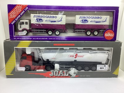 Lot 601 - Two diecast model commercial vehicles...