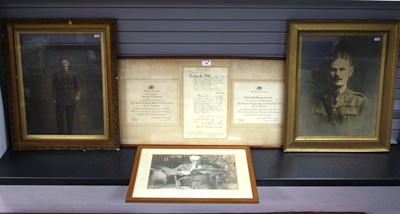 Lot 536 - WWI Royal Engineers Distinguished Service...