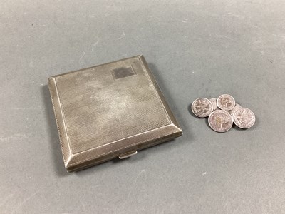 Lot 13 - A Hallmarked Silver Cigarette Case, JHW,...