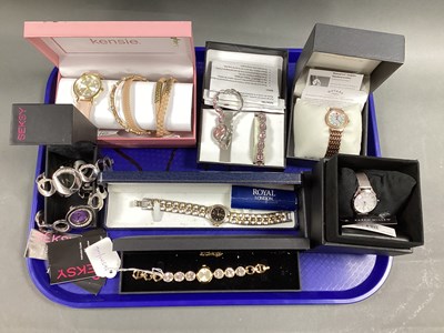 Lot 255 - Rotary and Other Modern Ladies Wristwatches,...