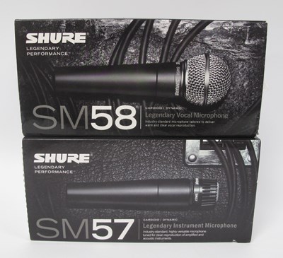 Lot 528 - Shure SM58-LC Legendary Vocal Microphone,...